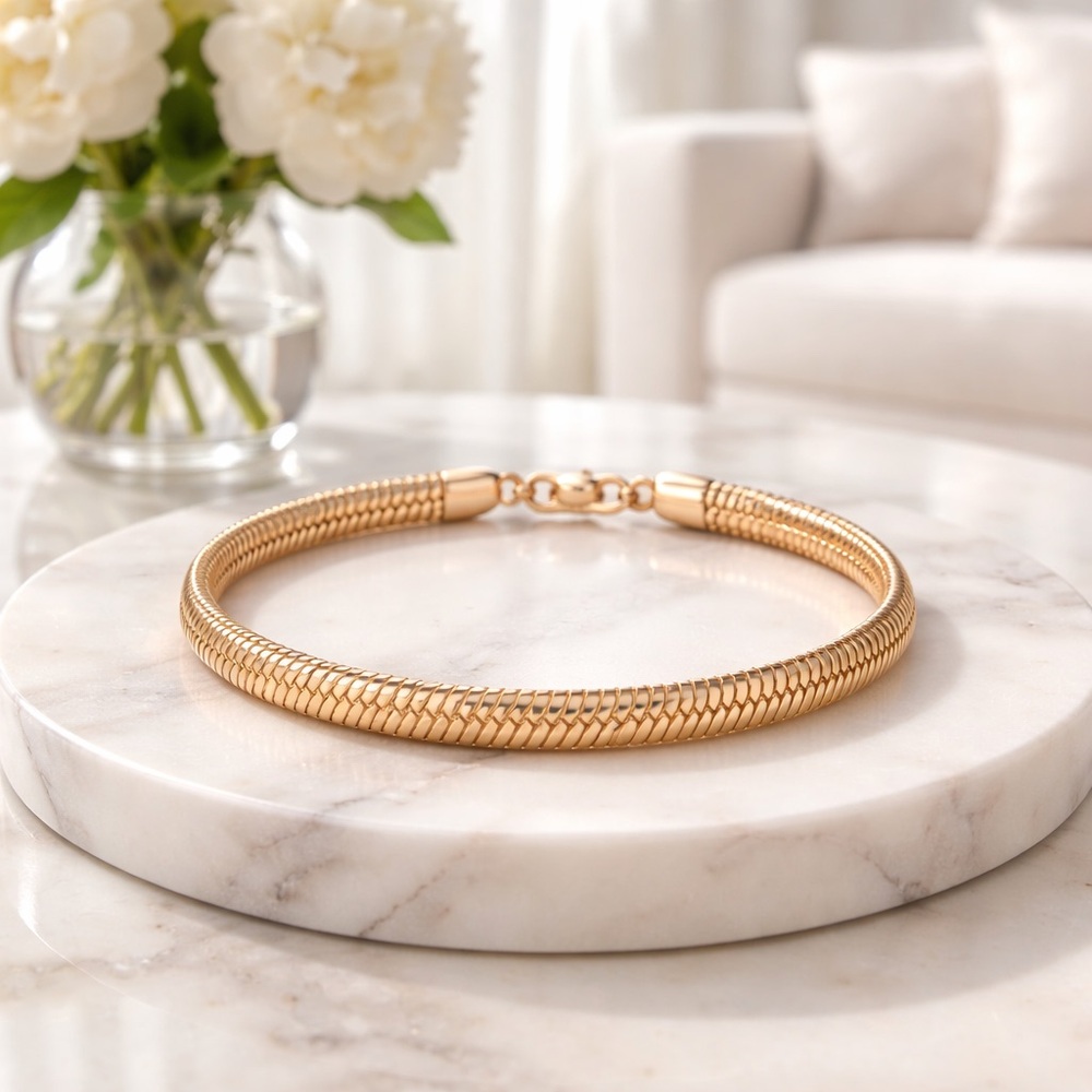 Elegant  Gold filled Tone Women's Bracelet size 7 to 7/5